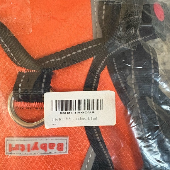 BABYLTRL No-Pull Adjustable Reflective Dog Harness
Size L orange - Picture 7 of 9